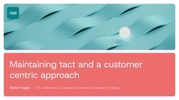 Maintaining tact and a customer centric approach with Robert Fagan