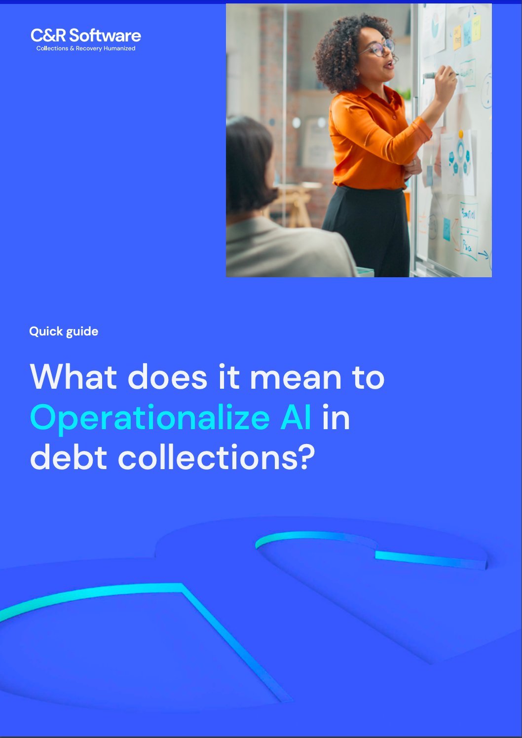 What does it mean to Operationalize AI in debt collections guide cover